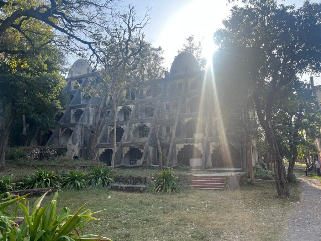 Ruins inside the Beatles Ashram Rishikesh
