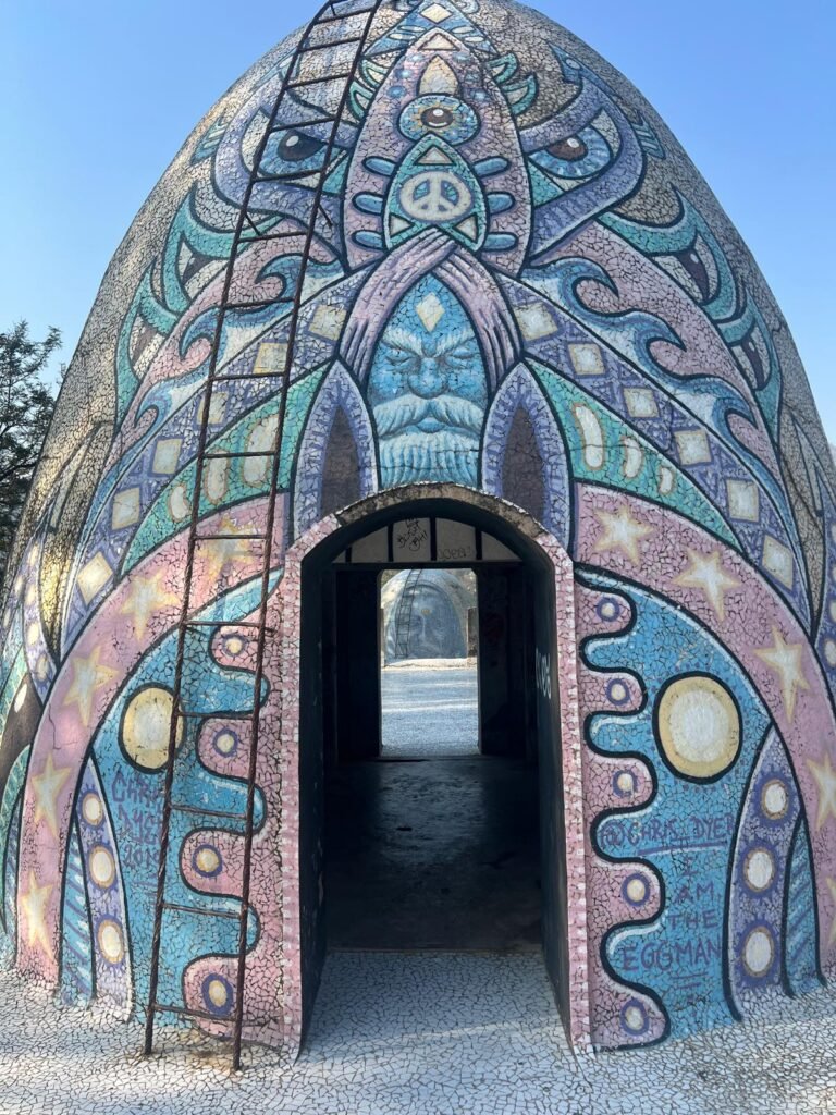 meditation dome Beatles Ashram India
