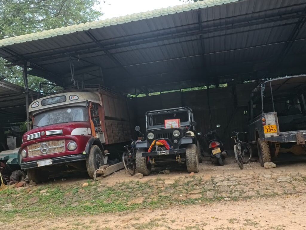 IMuna's Collection of Vehicles Old jeep and vehicles in Muna's shed at Gem River Edge