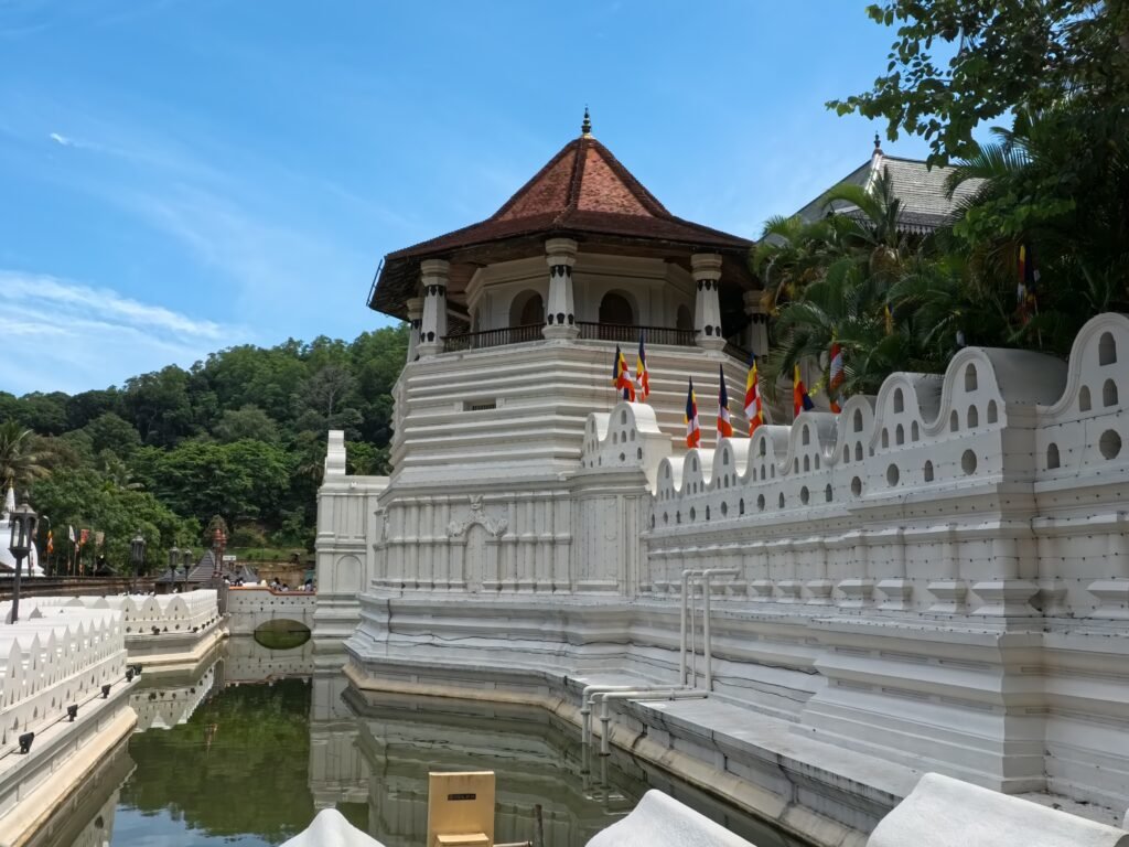 The Temple of the Sacred Tooth Relic, Kandy. Temple of the Sacred Tooth Relic in Kandy, Sri Lanka